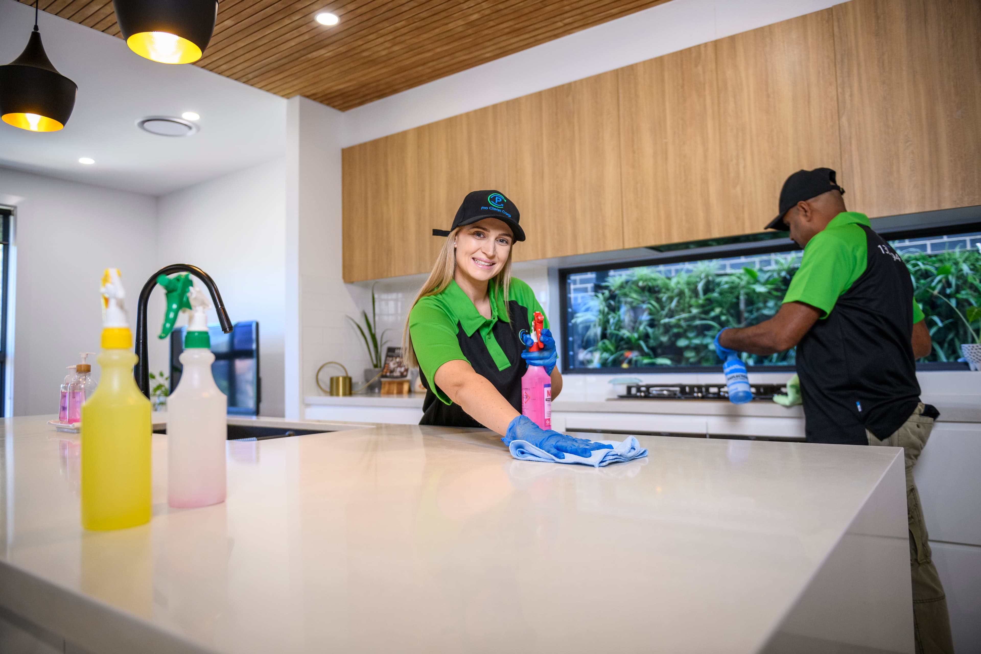 Professional cleaning team serving Norwest